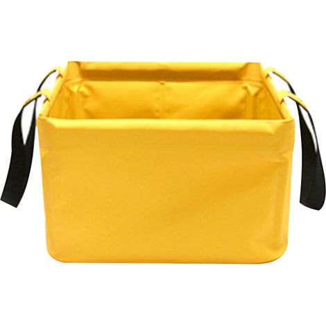 Bac De Rangement Pliable - Bac Carré Pour Lavage Extérieur - Idéal Camping Randonnée Pêche - 0,32 Kg - 1 Pièce (1/5)