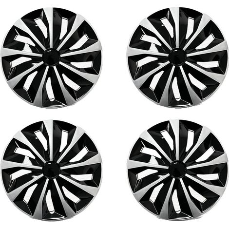 Enjoliveur de roue, plastique ABS durable, installation facile à clipser, 15 pouces pour 207 (1/2)