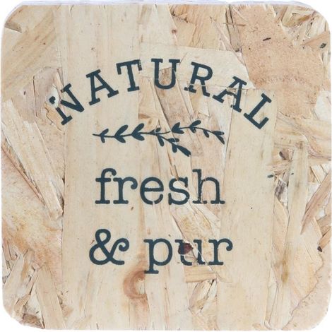 Dessous de verre en bois x4 - Home Deco Factory (1/4)