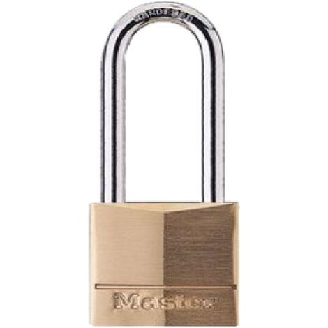 MASTER LOCK - LUCCHETTO IN OTTONE MASSICCIO - ARCO ACCIAIO TEMPERATO - 40x51x6 MM