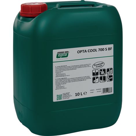 Lubrificante refrigerante premium Cool 700 S BF miscelabile con acqua, tanica da 10 litri