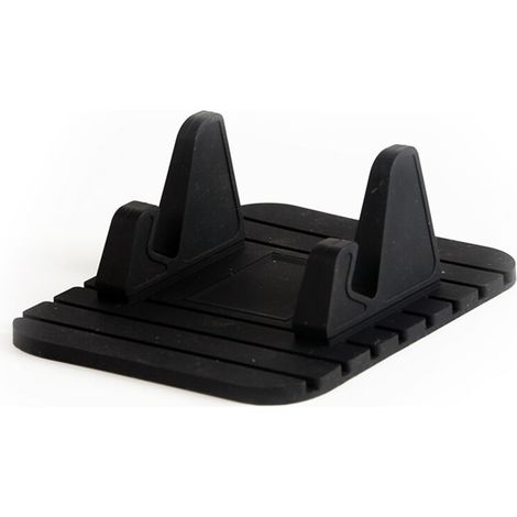 Soporte de silicona para teléfono de coche con alfombrilla antideslizante, montaje en salpicadero, compatible con GPS/GSM, universal: iPhone 14/13/12/11, Samsung Galaxy A/S21 FE, Huawei Nova
