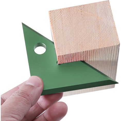 Mini-Winkel in Pfeilform aus Aluminiumlegierung, rechtwinkliger Positionierwinkel für Holzbearbeitung, Multifunktionswinkel für Tischkreissäge, grün (1/5)
