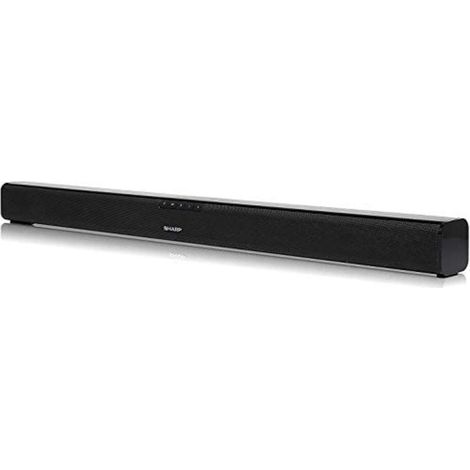 Sharp – Barre de son bluetooth 90 W – Connectivité HDMI et audio optique – Montage mural – 2.0 canaux – Bluetooth 4.2 pour streaming sans fil