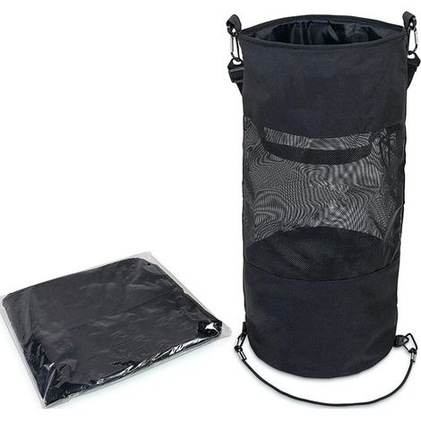 Sacs poubelle portables pour bateaux bacs à ordures en plein air pneus moyens sacs poubelle en maille poubelle de bateau (1/5)