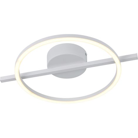 Lumière LED de plafond Amandolo Avec télécommande - blanc - rond - 901114