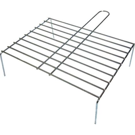 Grill mit Füßen zum Grillen - Zink - 45x35 cm