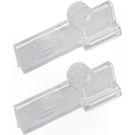 Lot de 2 pinces pour briques de boisson, fermeture réutilisable de sachets alimentaires, outil d'organisation de briques de jus, clips de rangement pour emballages liquides (1/5)
