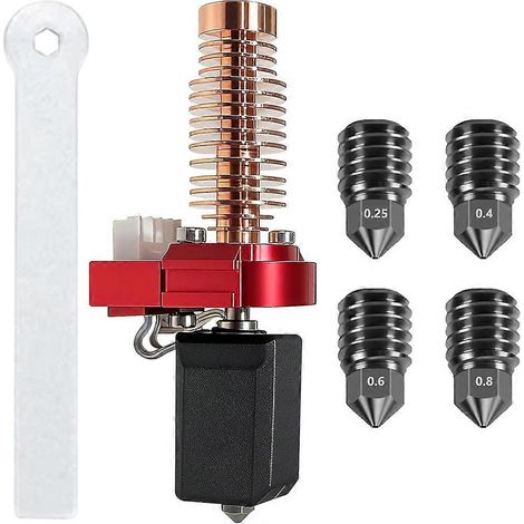 Wärmeleitfähiges Hotend für Flashforge Adventurer 5M/ 5M Pro Extruder-Kit, Keramik-Druckkopf für FF AD5M Zubehör()