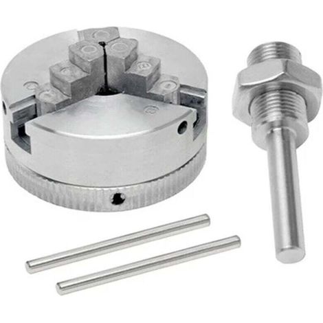 Zinc alloy lathe chuck, self-centering clamping accessory for electric impact drills (1/5)