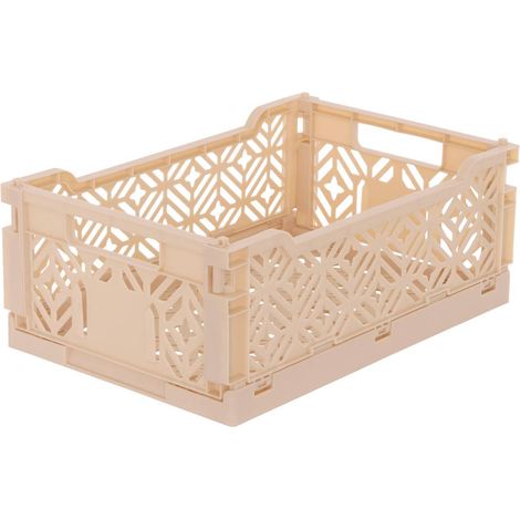 Cassa pieghevole arry 30x20cm giallo - Atmosphera créateur d'intérieur (1/5)