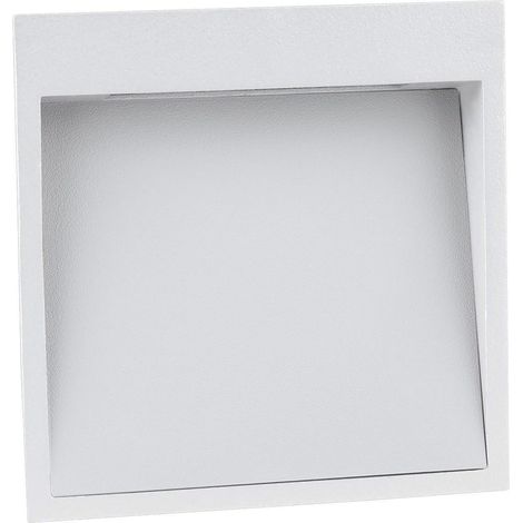Encastré mural DAIN IP66 LED SMD 9W 1000lm(412lm) CRI80 3000K 53º Blanc (1/2)