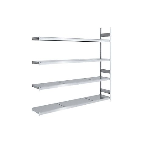 hofe Scaffale a innesto con ripiani in acciaio altezza 2500