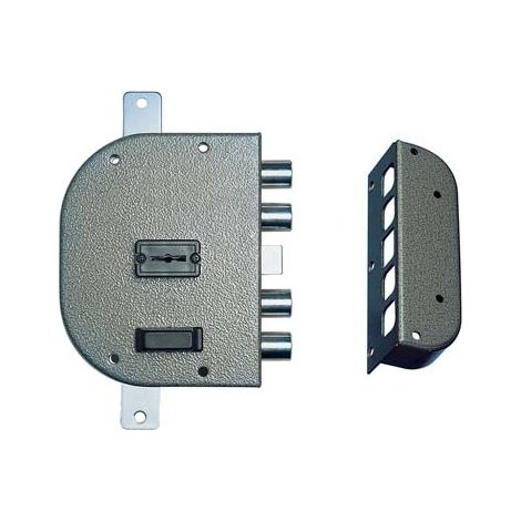 Serratura Legno Applicare 2250 Plus Cr Dm M4 Tripl con Scr E.mm 60 Sx