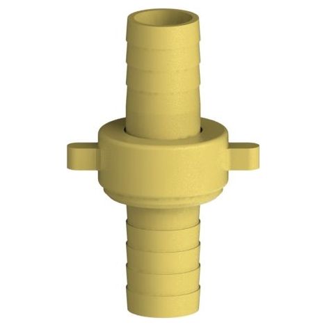 JS MS-SCHLAUCHVERSCHRAUBUNG 3-TEILIG, FLACHDICHTEND, 5/8"x3/4"