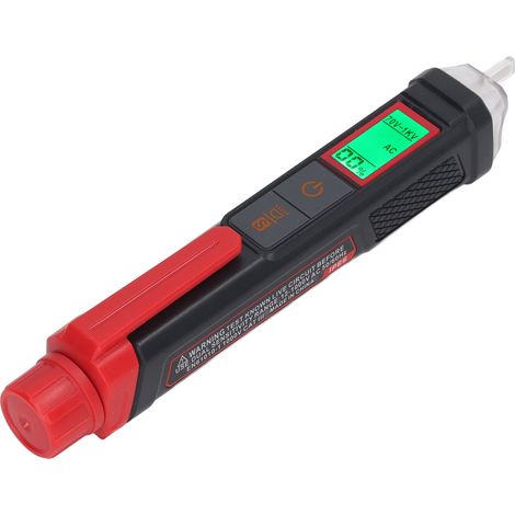 Détecteur de courant sans contact, testeur de tension AC, stylo test électrique écran numérique avec LED (1/5)