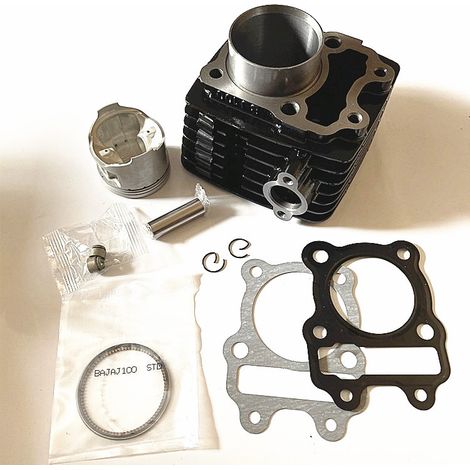 Kit Cylindre et Piston pour Moto - Compatible Bajaj CT100 - Ensemble Complet Moteur avec Segments (1/5)