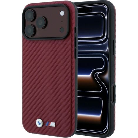 Coque arrière BMW pour Apple iPhone 17 Pro, iPhone 18 Pro Max rouge 1 pièce. (1/5)