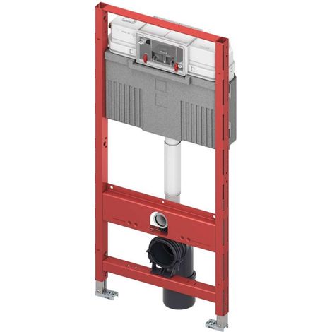 Tece TECEprofil - Modulo di installazione per WC sospesi, con cassetta Uni, altezza di montaggio 1,12 m 9300302 (1/2)