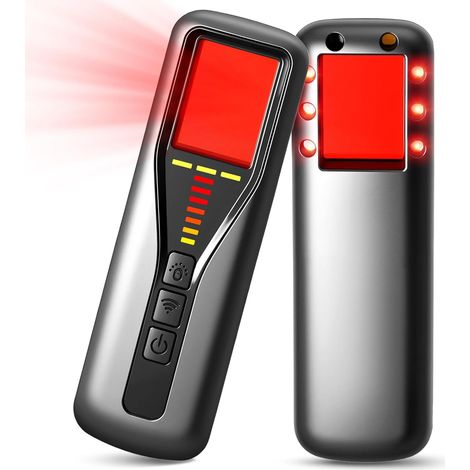 Detektor für versteckte Kameras, drahtloser GPS-Tracker-Detektor, Abhörwanzen-Detektor mit 5 Empfindlichkeitsstufen, für Hotel, Zuhause, Büro, Auto