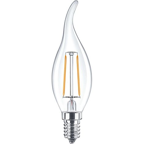 10PZ LAMPADA LED A FILAMENTO 'FIAMMA' CALDA 2700K  4W=35W E14 - 470 lm nx1