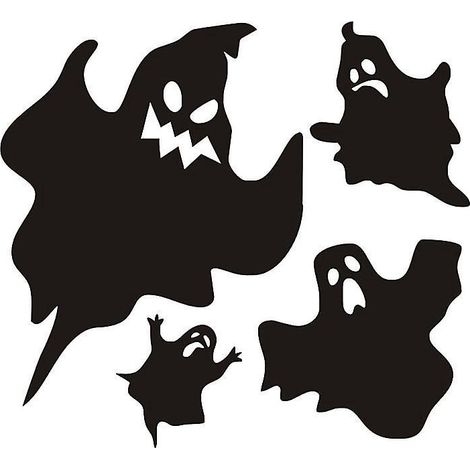 1 Stück Geisteraufkleber für Halloween-Dekorationen