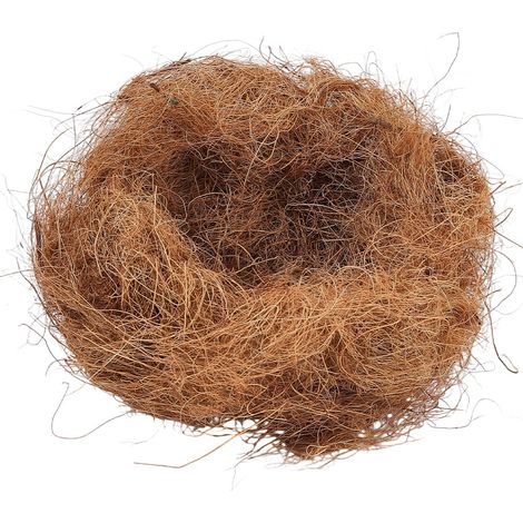 Fibre Coco 50g Nid Oiseau Substrat Litière Oiseaux Vrac Réchauffement Naturels Nid Oiseau Canari Pinson Perruche Colibri Matériau (1/5)