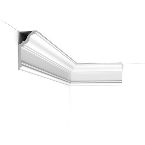 Eckleiste Orac Decor CX192 LUXXUS Zierleiste Stuckleiste Zeitloses Klassisches Design weiß 2 m (1/4)