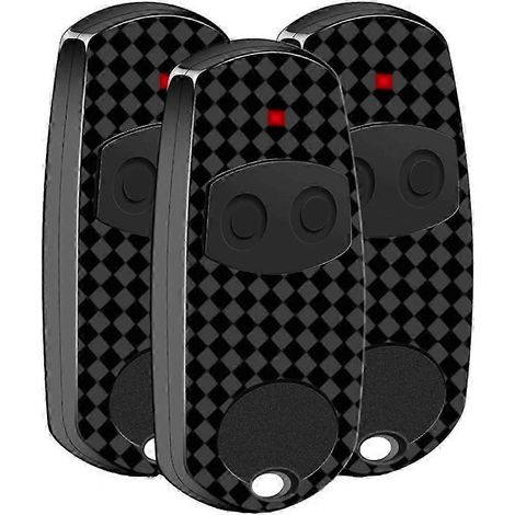 Lot de 3 télécommandes de porte de garage compatibles TOP-432EE 433,92 MHz, avec caméra pour portail universel TOP-432EV (1/5)