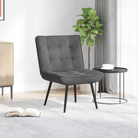 Relaxsessel Dunkelgrau 64x74x84 cm Samt