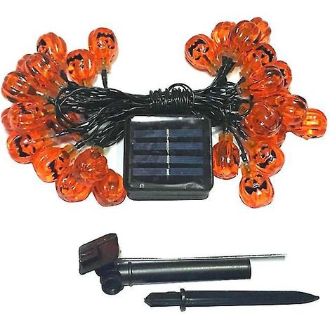 1 guirlande lumineuse citrouille pour décoration d'Halloween (1/3)