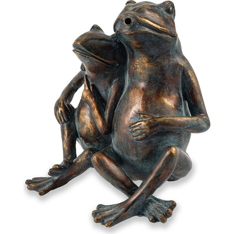 esotec Wasserspeier-Figuren Frosch-Paar  Einzelfigur Gartenfigur 100737