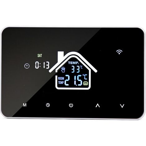 Fußbodenheizungsthermostat 16A mit 4,3-Zoll-Touchscreen, hochpräziser Temperaturregler für den Heimgebrauch, 230 V Wechselstrom, WLAN-Version (1/5)
