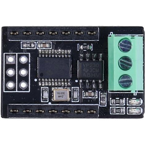 Placa de expansión CAN Bus de Seeed Studio para XIAO y QT Py, controlador MCP2515, chip transceptor SN65HVD230 (1/5)