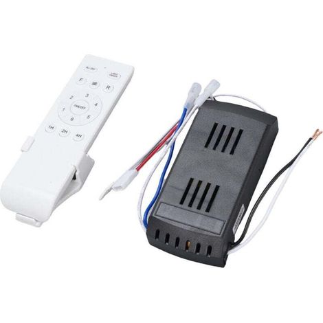 Asixxsix Universal-Fernbedienungsset für Deckenventilatoren, 6-stufiger Timer als Ersatz für DC-Deckenventilatorleuchten (1/5)
