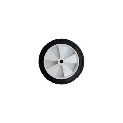 RUOTA PER CARRELLO PORTACASSE PIENA MM.150  ø mm.150x40  ø foro mm.12  interasse mm.55    ALTE