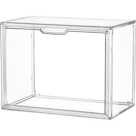 Organisateur de Rangement pour Sac à Main Placard, BoîTe PréSentation en Acrylique Transparent Main, Empilable avec Porte MagnéTique (1/4)