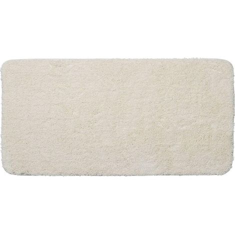 Sealskin angora tapis de bain 70x140 cm polyester blanc cassé (1/5)