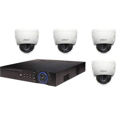Kit de Vidéosurveillance Dahua Enregistreur DVR et 4 Mini Caméras Dôme Analogiques HDCVI (1/3)