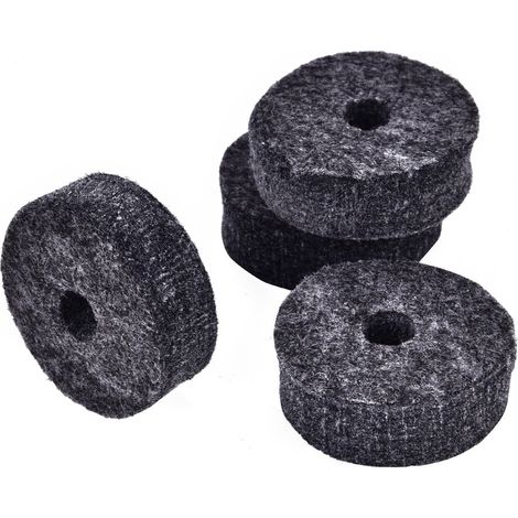 Manchon pour cymbale en plastique avec rondelles en feutre et écrous papillons pour support de batterie (1/5)