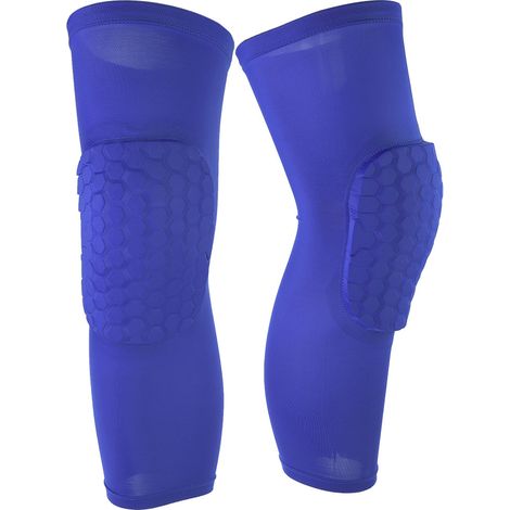 Genouillère De Sport Élastique - Protection Anti-Dérapante Pour Course Et Vélo - Tissu Respirant En Polyester - Lot De 2 Pièces Taille Xxl (1/5)
