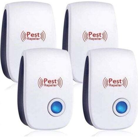 [NEVER USED] 4 Pack Ultrasonic Mouse and Rat Repellent, Ultrasonic Rodent and Insect Repellent for Indoor Use, Electronic Repellent Against Mice, Mosquitoes, Cockroaches, Rats, Ants, and Spiders