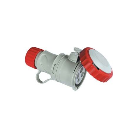 PRESA INDUSTRIALE VOLANTE ARGO ROSSA 3P+N+T CEE IP67- - 32A colore rosso 71165 - 5 pezzi FANTON