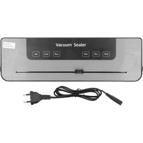 Machine de mise sous vide automatique scelleuse alimentaire compacte système de conservation avec découpeur pour cuisine maison prise UE 100-240V (1/5)