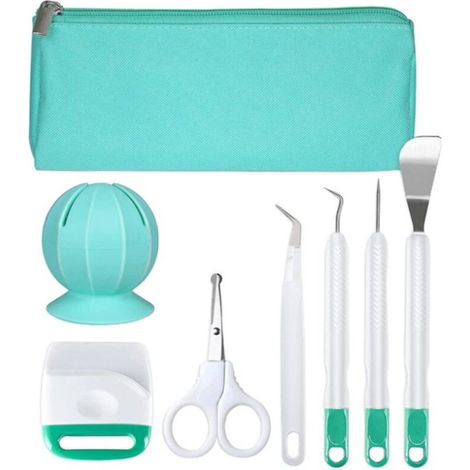 Kit d'Outils de Désherbage en Vinyle avec Collecteur - JINFGERNE - Pratique et Durable pour Jardiniers