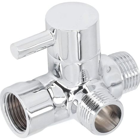 Deviatore per braccio doccia, deviatore universale in rame per braccio doccia, facile da installare, professionale per soffione doccia a mano (1/5)