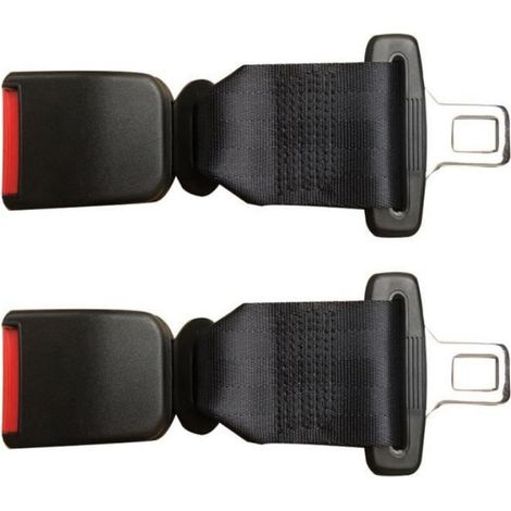 Extension Ceinture De Securite - 20 Cm - Pour Ceintures Largeur 2 1 A 2 2 Cm Profondeur 3 Cm - Voiture - 2 Pieces (1/3)