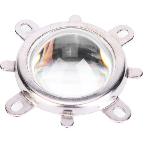 Support optique fixe pour collimateur 50mm et lentille en verre optique 44mm, réflecteur 60° pour LED 20-100W (1/5)