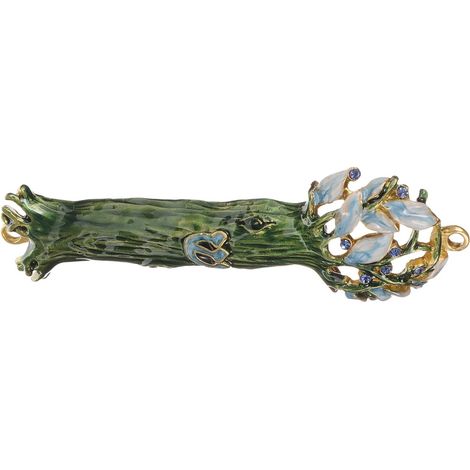 Décoration Vintage de Mezouza en Alliage de Zinc Vert Parchemin Religieux, Ornement Délicat et Charmant pour Cadre de Porte, pour Décoration Intérieure (1/5)