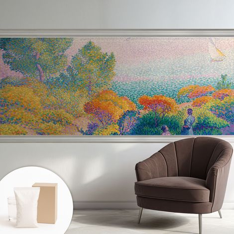 Papier peint intissé avec imprimé installation simple qualité excellente sans désordre - Colle incluse gratuite Paysage côtier 250x104 cm (1/5)